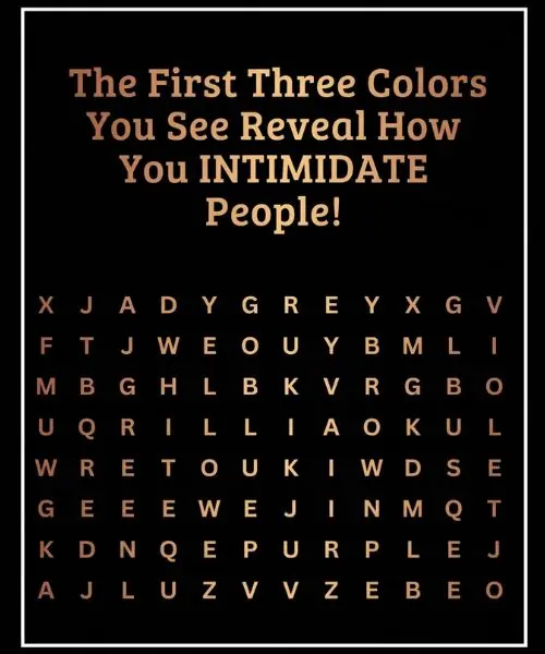 The First Three Colors You See Reveal How You INTIMIDATE People!