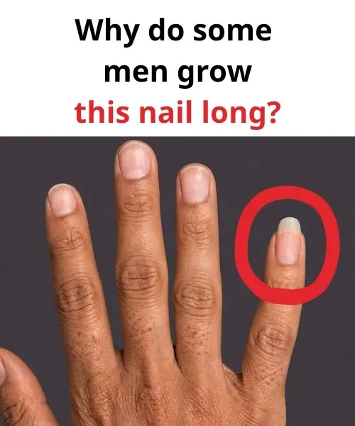 Why do some men grow this nail long?