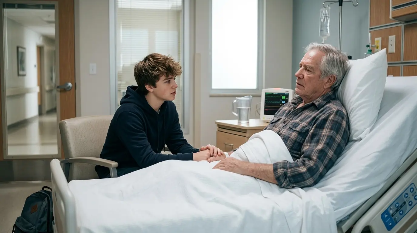 He Lay Alone in a Hospital with No Family Beside Him — Until the One Person Everyone Distrusted Showed Up and Stayed