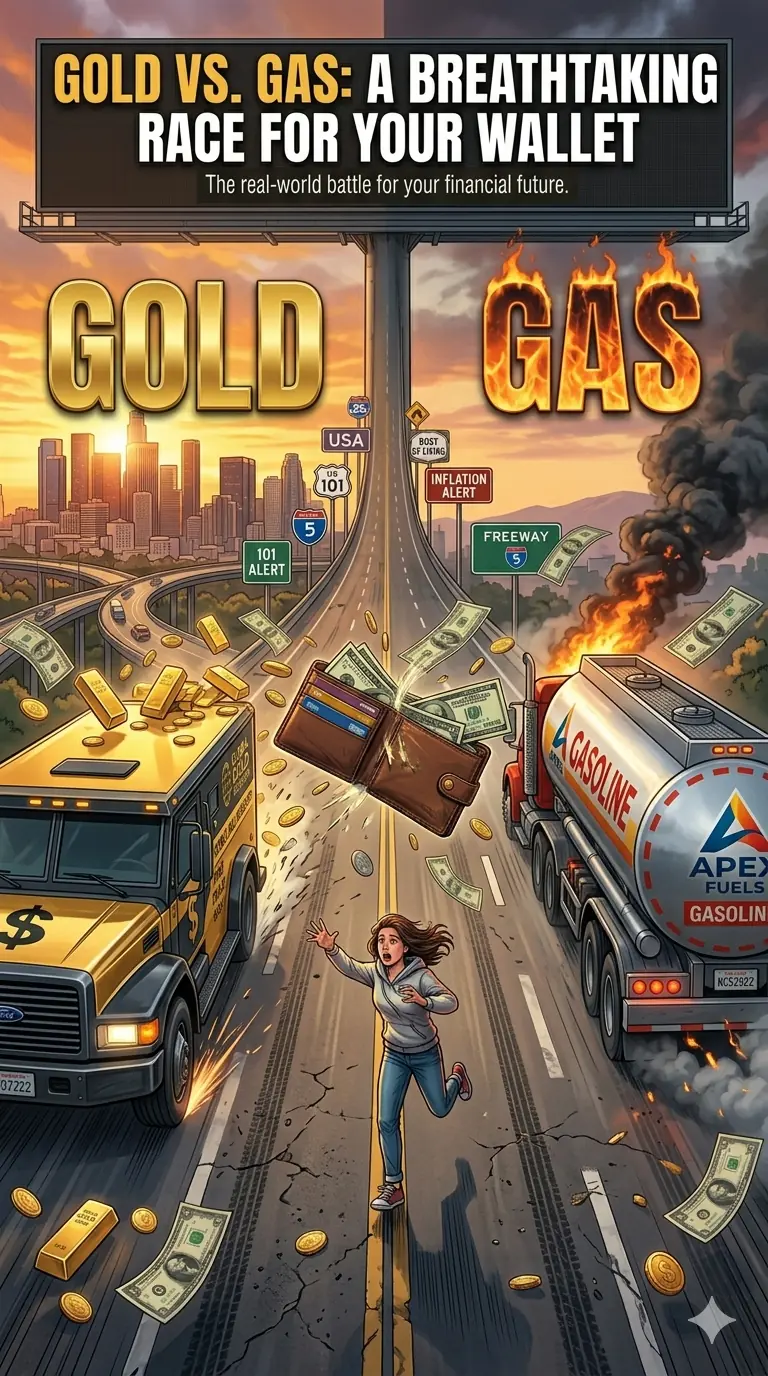Gold vs. Gas: The Breathtaking Race for Your Wallet
