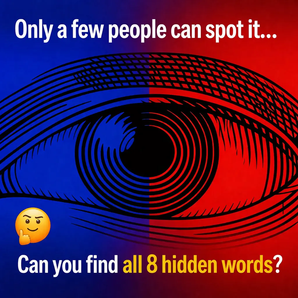 Can You Pass the Ultimate Eye Test? Only 1% Can See All 8 Words!