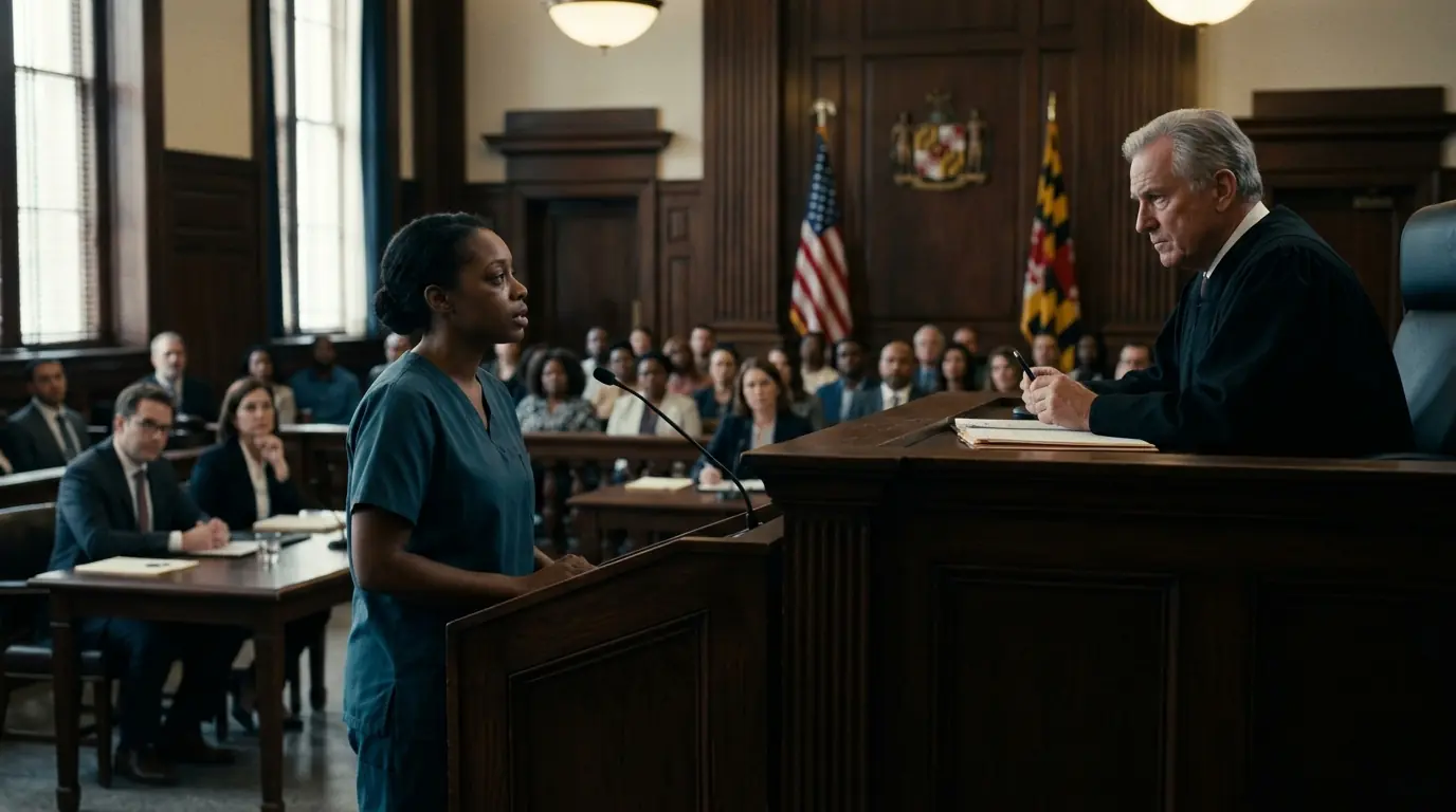 Judge Scolds Black Nurse for Wearing Scrubs in Court — Her Response Makes the Room Stand and Clap