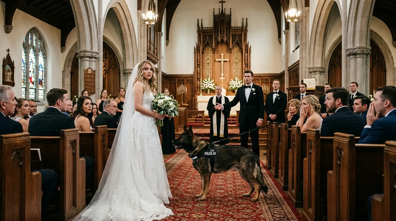On Her Wedding Day, Her Police Dog Blocked Her Path — Then She Discovered the Heartbreaking Truth