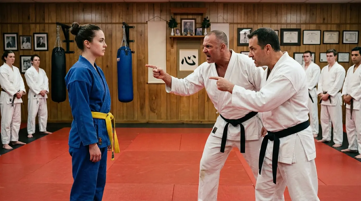 Simple Woman Threatened at Karate Class by Black Belts — Unaware She’s a Brutal Fighter