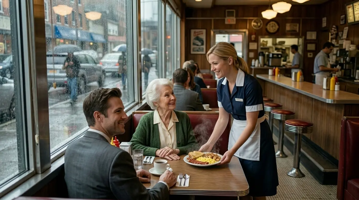 Grandma Grabs Waitress’s Hand — “You Have My Daughter’s Eyes!” — Billionaire Collapses...