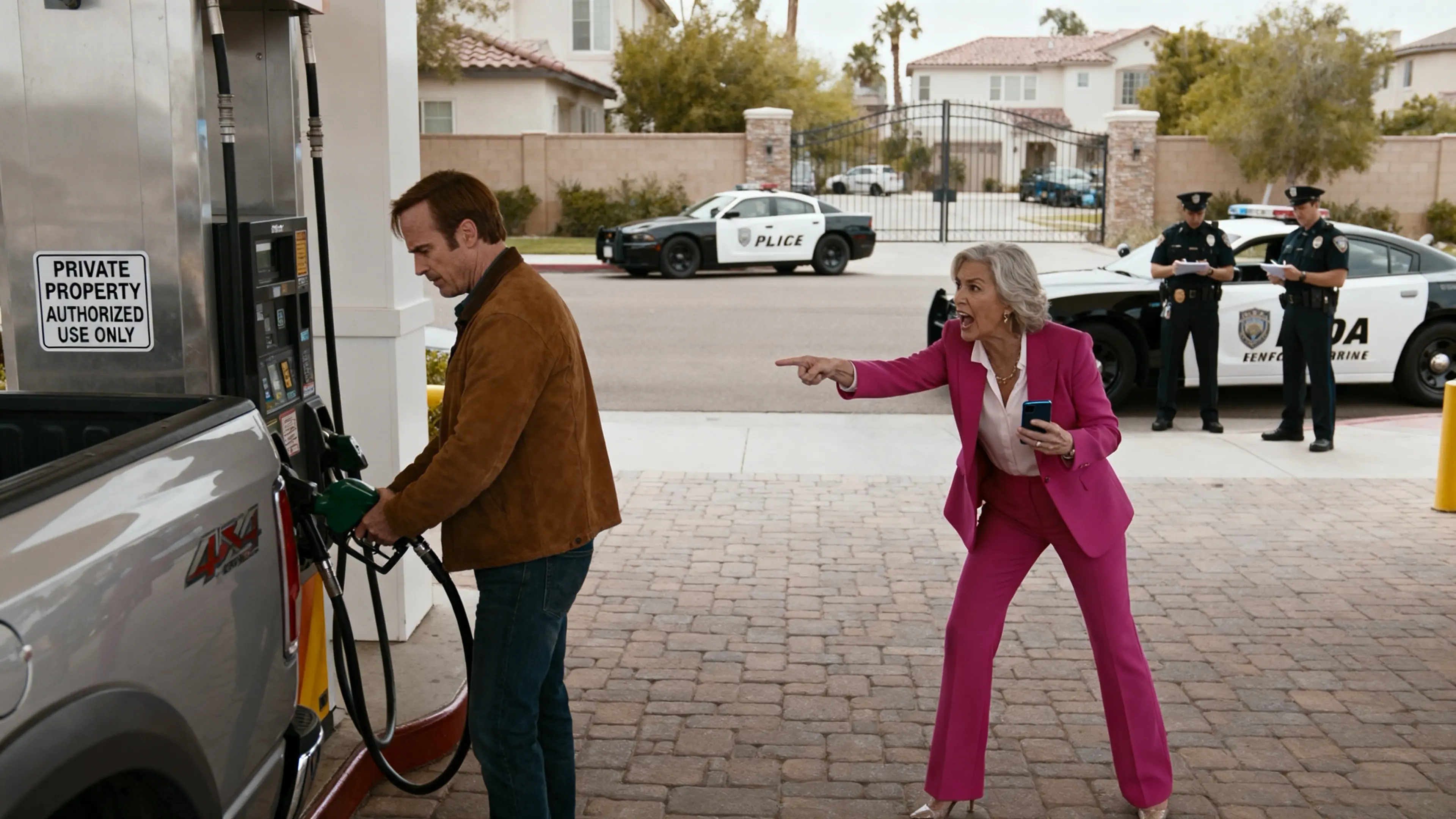 HOA Karen Called Cops When I Refused to Give Her Free Gas — Too Bad I'M the Police Chief!