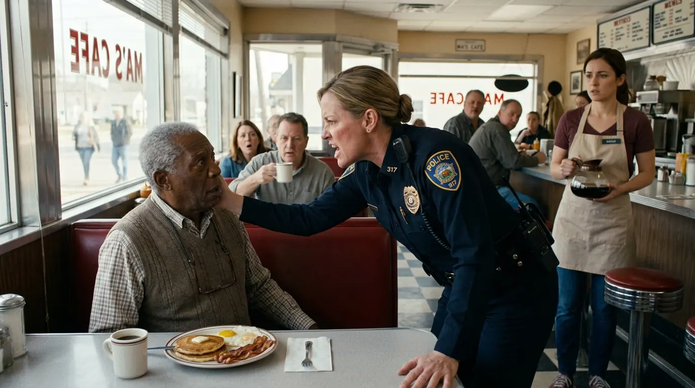 Racist Sheriff Slaps Elderly Black Man at a Diner — Unaware He Was the Judge’s Father