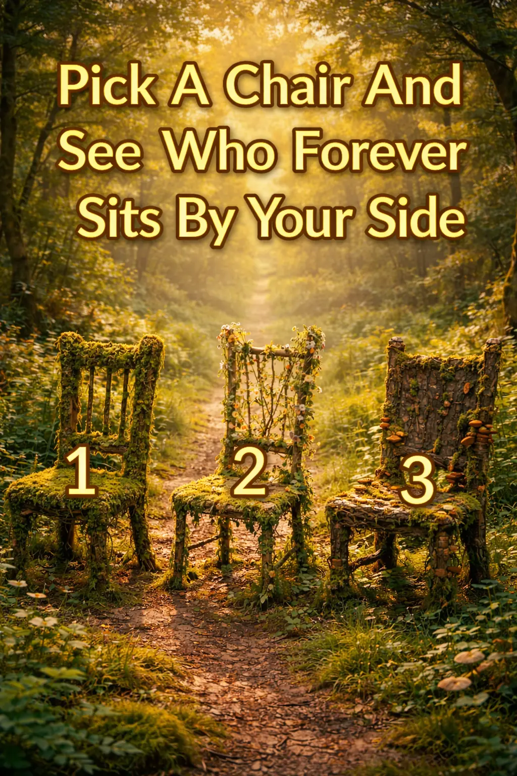 Pick A Chair And See Who Forever Sits By Your Side 🤔🤔...
