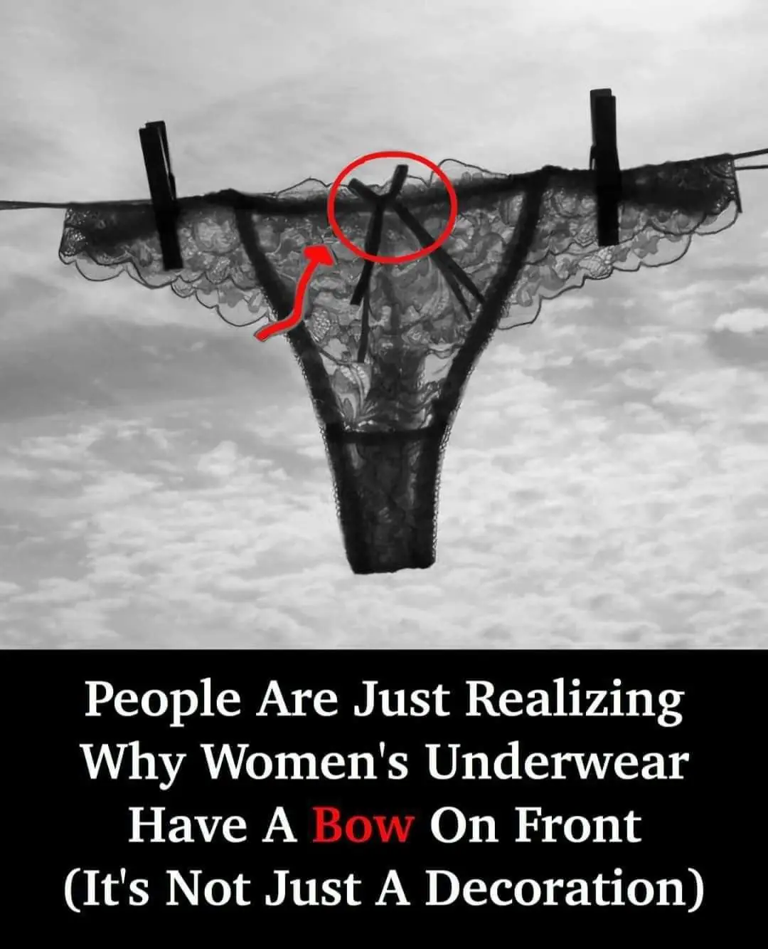 Why Is There a Bow on Women’s Underwear