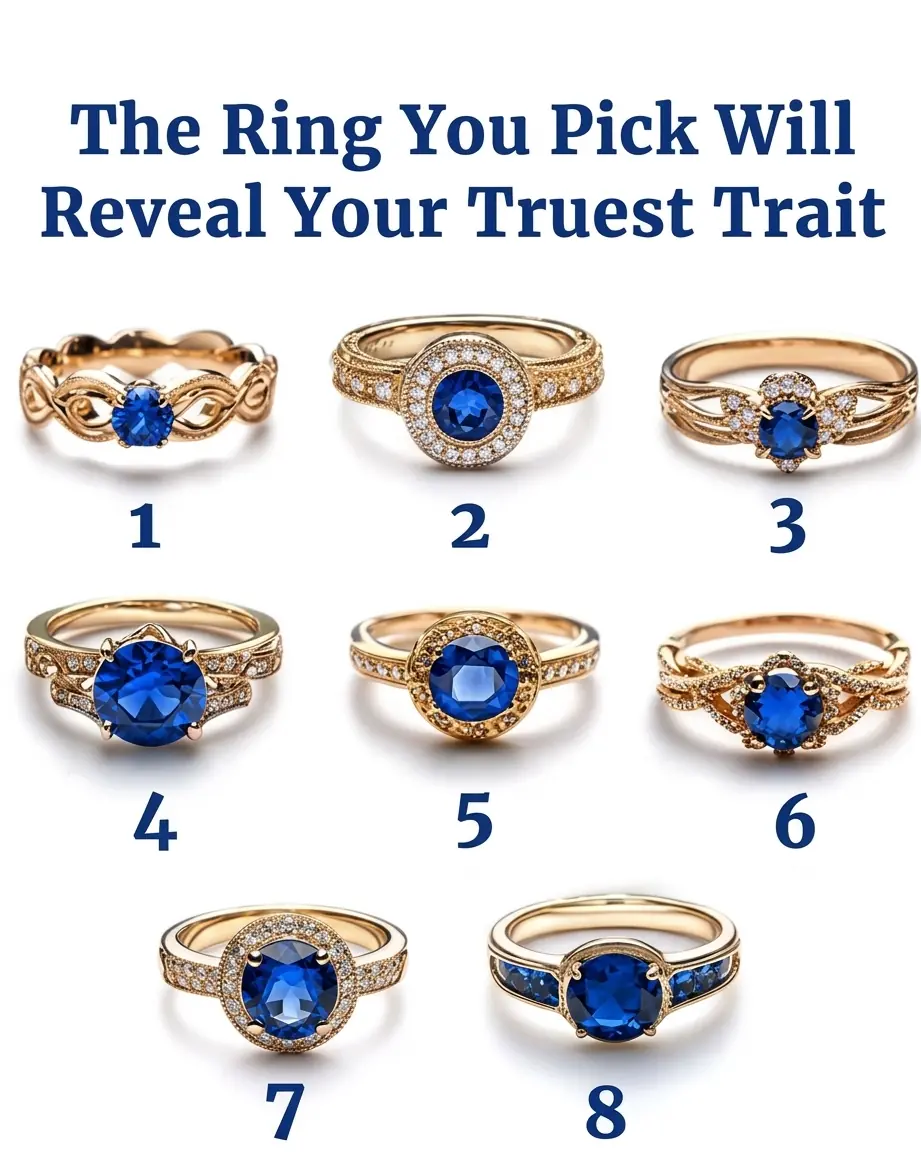 💍 THE SAPPHIRE REVELATION: THE RING YOU PICK WILL REVEAL YOUR TRUEST TRAIT!