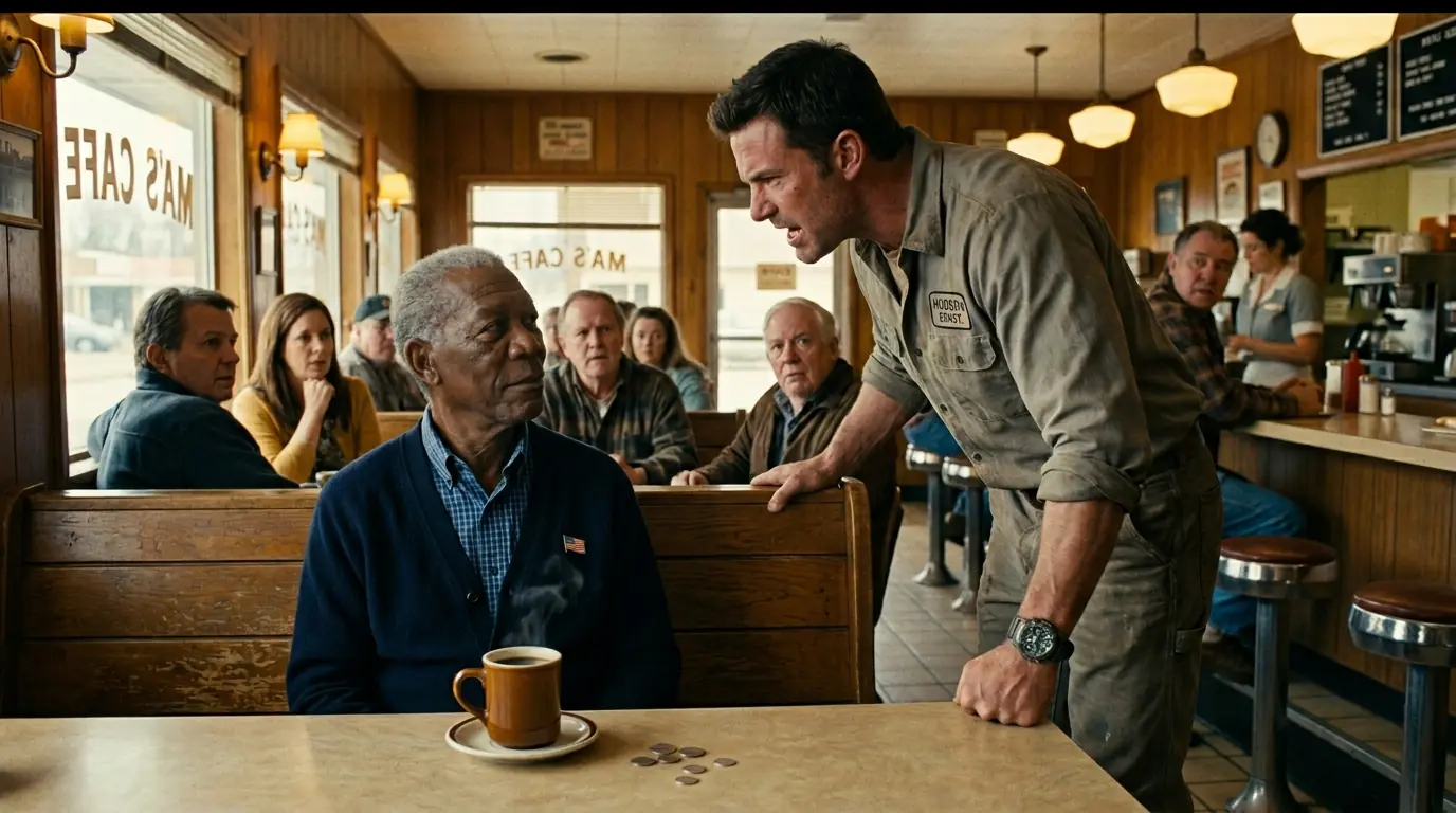 Bully Slapped Black Elderly Veteran in a Diner — Not Knowing His Son Was...