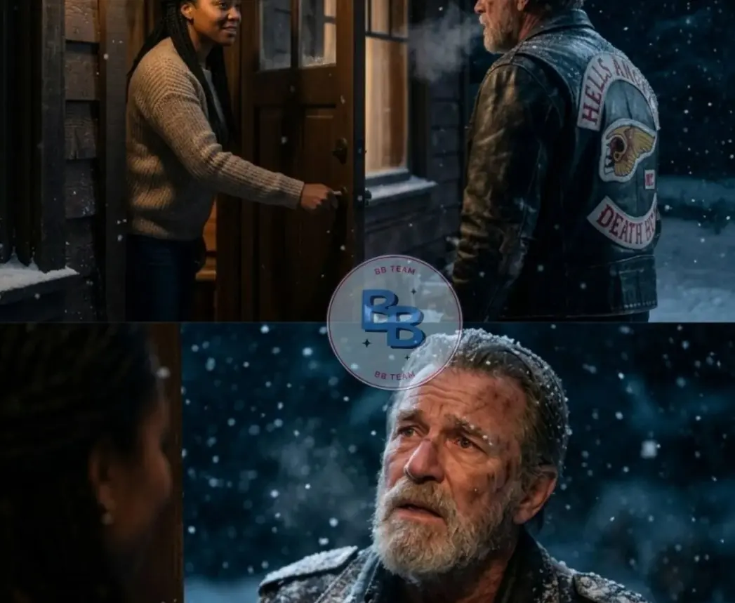 Black Woman Shelters a Freezing Hell's Angel's Dad for 1 Night, Days Later Dozens of Bikers Arrive