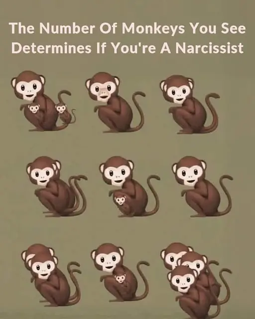 The Number Of Monkeys You See Determines If You're A Narcissist