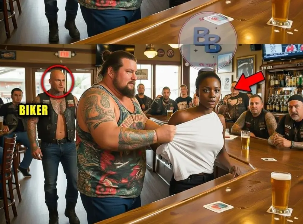 "Let’s See Who Can Save You!" A Tattooed Stranger Ripped a Waitress’s Shirt—But Hells Angels Saw It