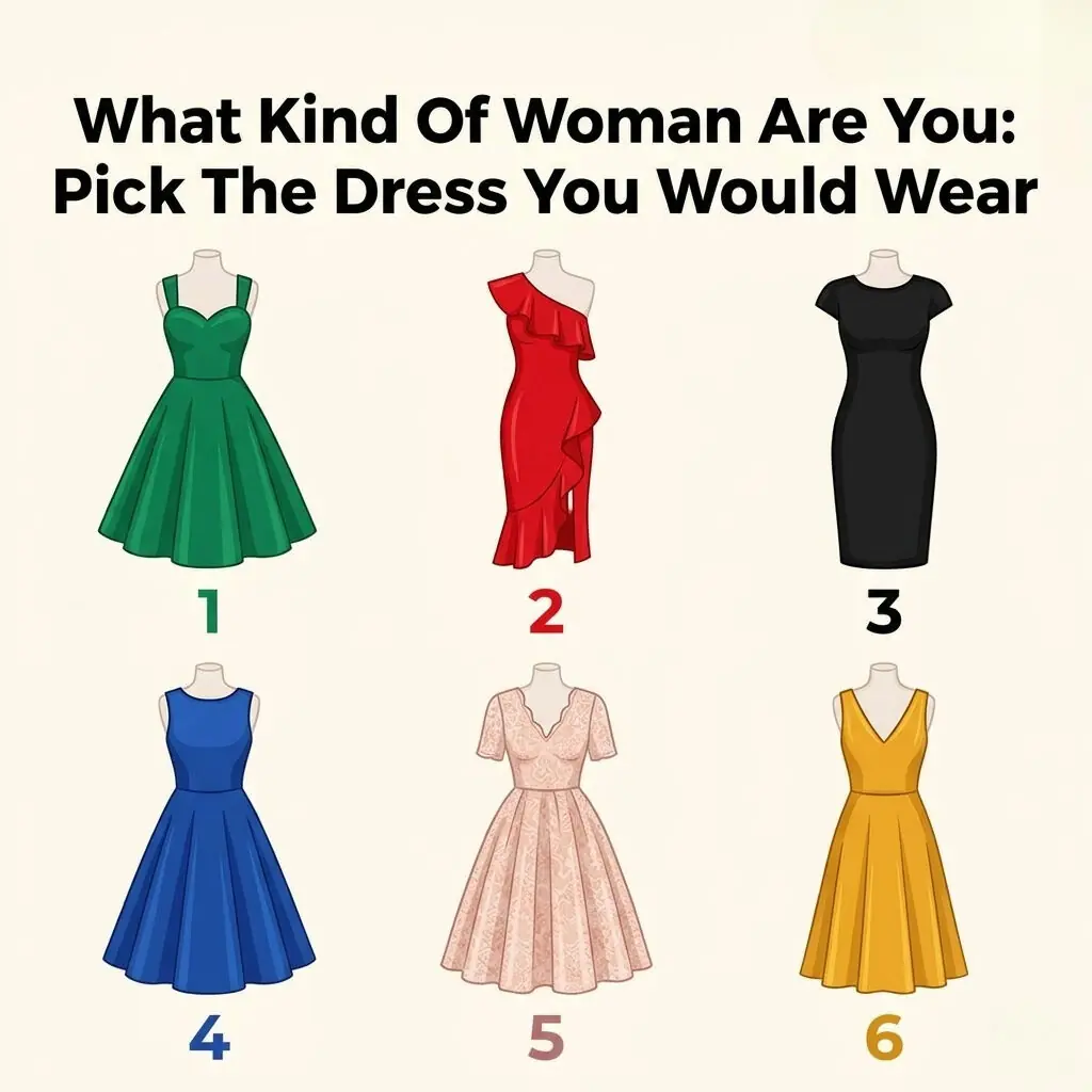 What Kind of Woman Are You? Pick a Dress and Find Out 👗
