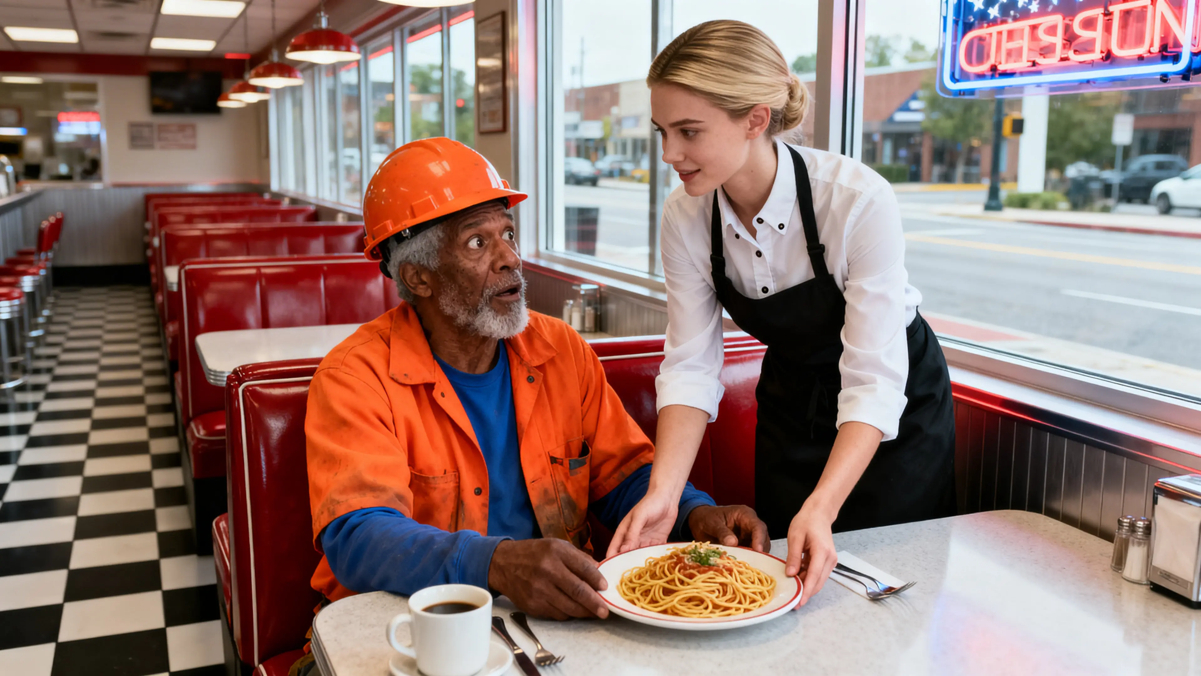 She Gave A Free Meal To A Stranger — Then The Owner Walks In