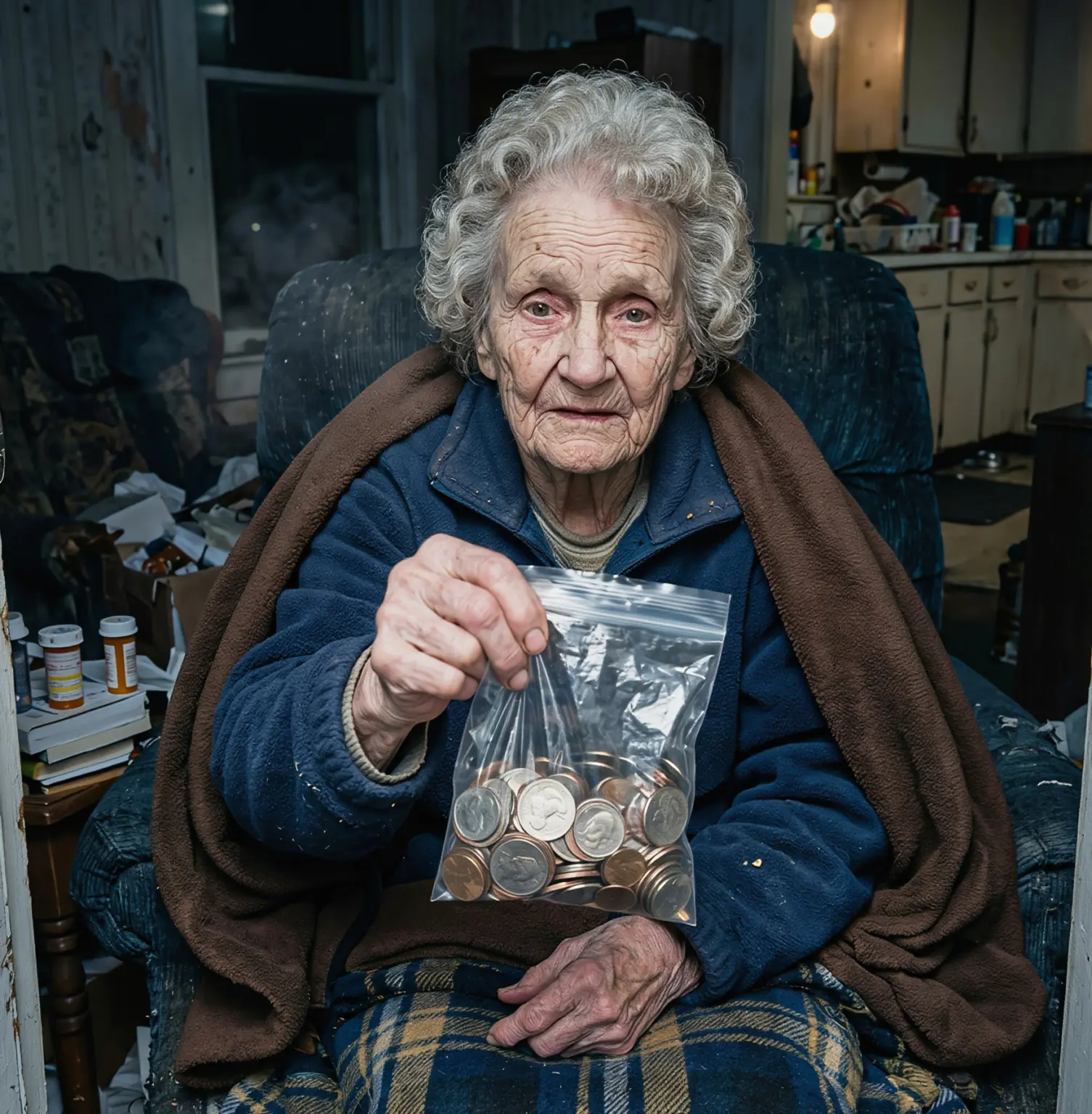 An Elderly Woman Tried to Pay for a $15 Pizza with a Bag of Coins… What I Did Next Changed Her Life Forever
