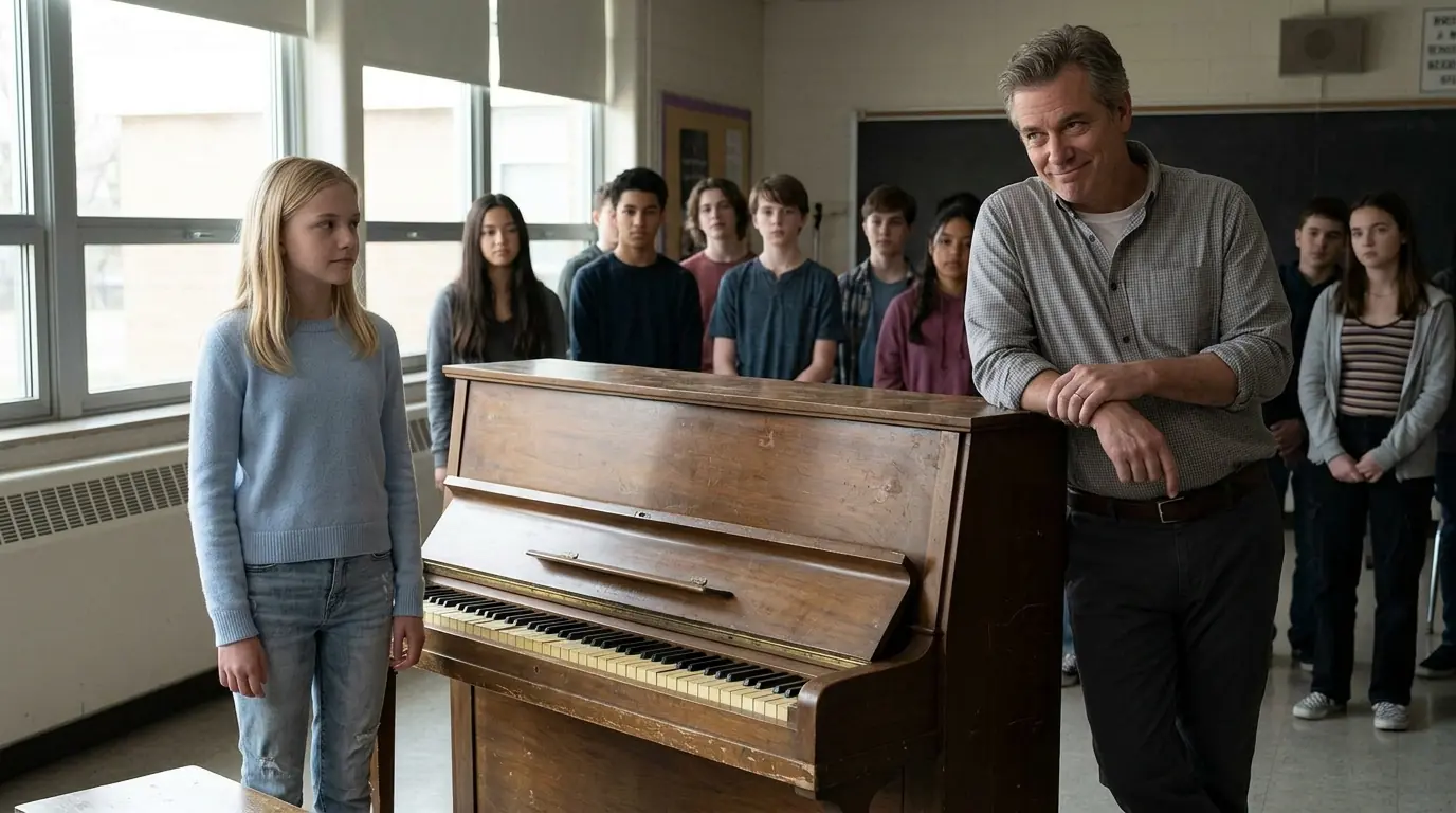 Music Teachers Challenge Girl to Play Impossible Piano Piece – Shocked to Discover She's a Piano...