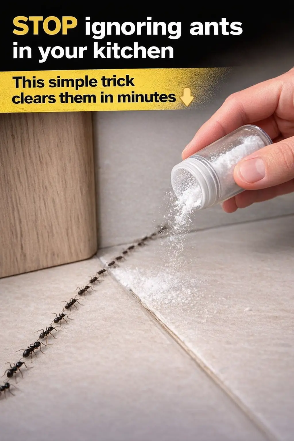 I Tried Everything… But THIS Simple Kitchen Hack Finally Got Rid of Ants for Good