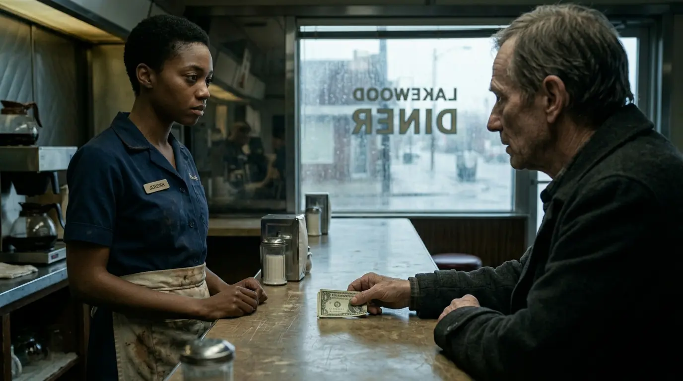 A Billionare Gave A Black Waitress $6 Tip Test - Her Answer Made Him Rewrote His Will