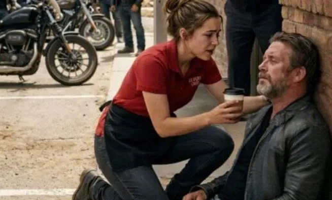 Young Café Worker Fired in Front of Customers After Helping Collapsing Stranger—Unaware He’d Soon Return With a Fleet of Motorcycles