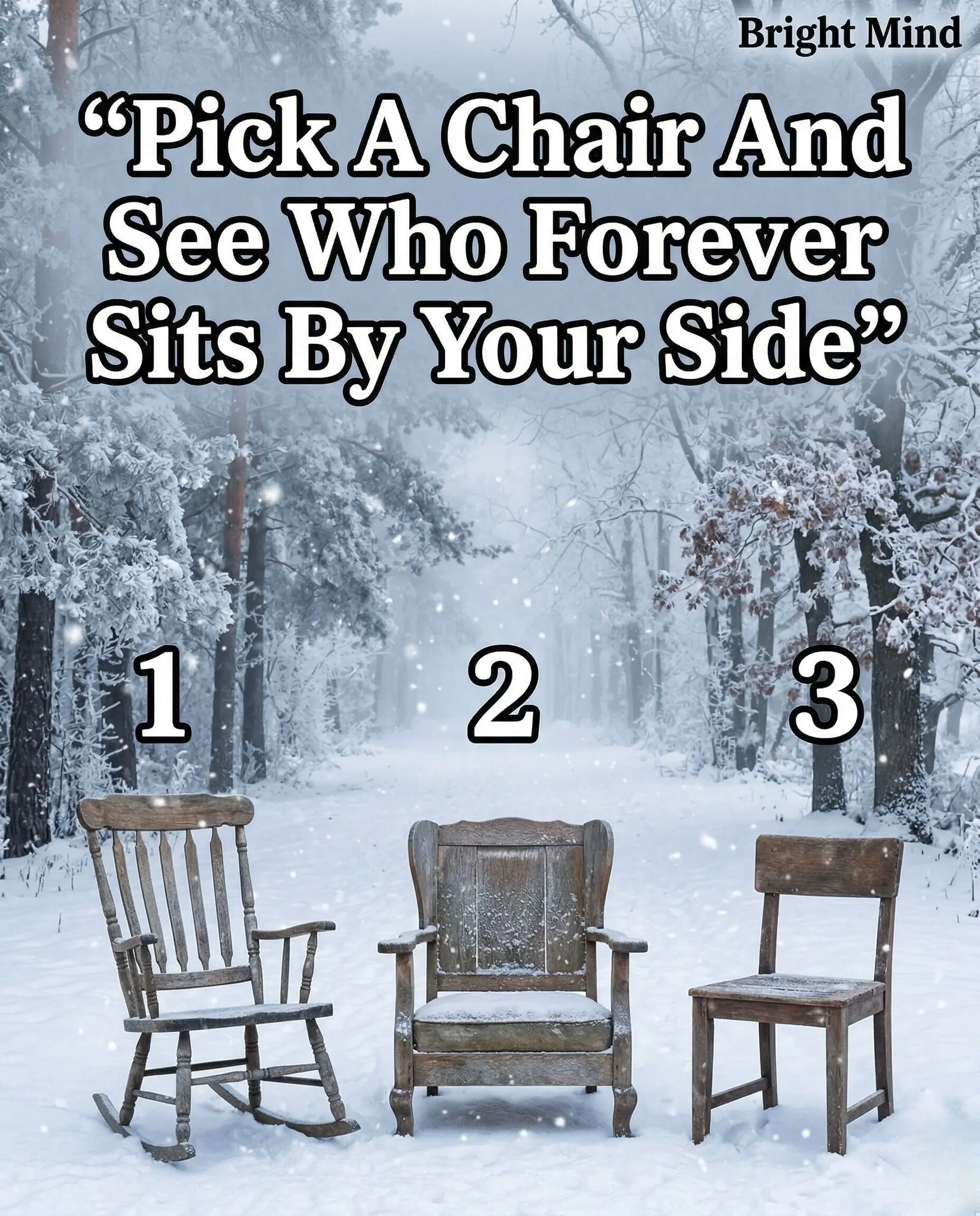 🪑 Pick a Chair and Discover Who Will Stay by Your Side Forever