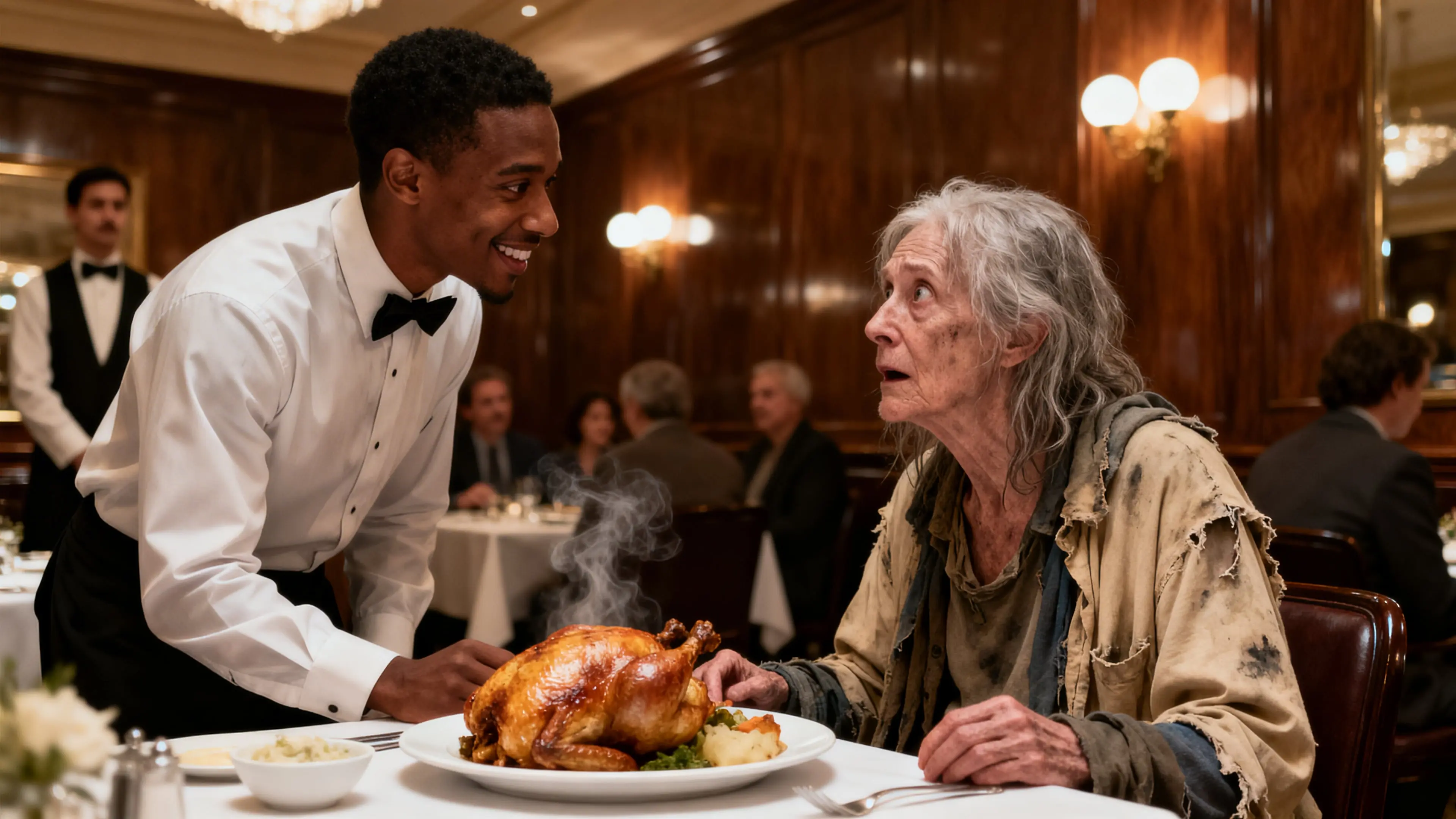 A Waiter Paid for a Stranger’s Meal – She Changed His Life the Next Morning