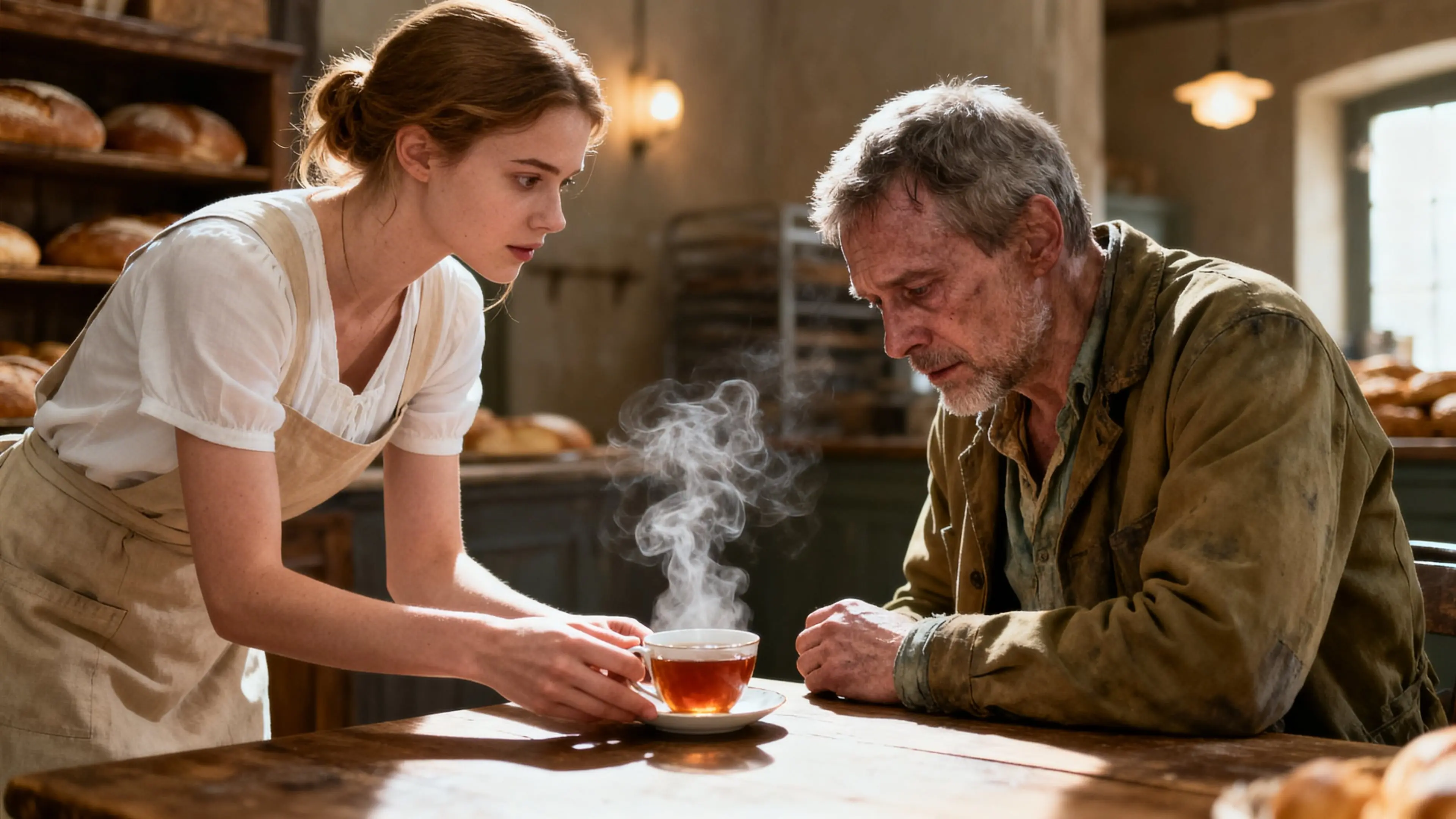 She Gave Free Tea to a Stranger — By Nightfall, Everything Changed