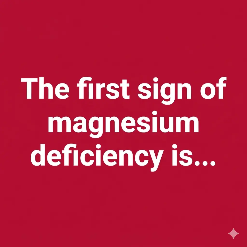 5 Warning Signs of Magnesium Deficiency You Should Never Ignore