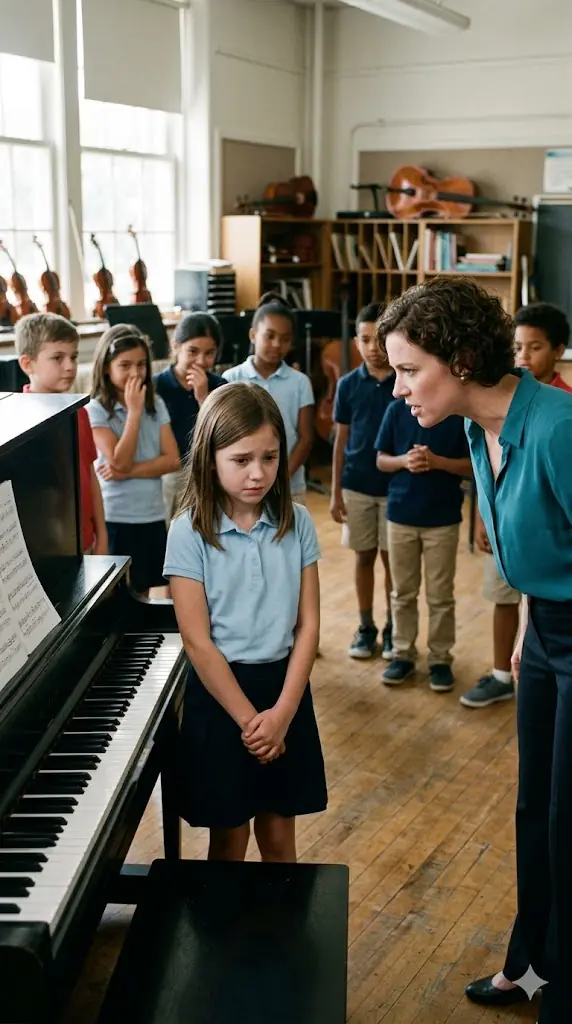 Teacher Forced a Little Girl to Play the Piano to Humiliate Her — But Her Talent Silenced Everyone