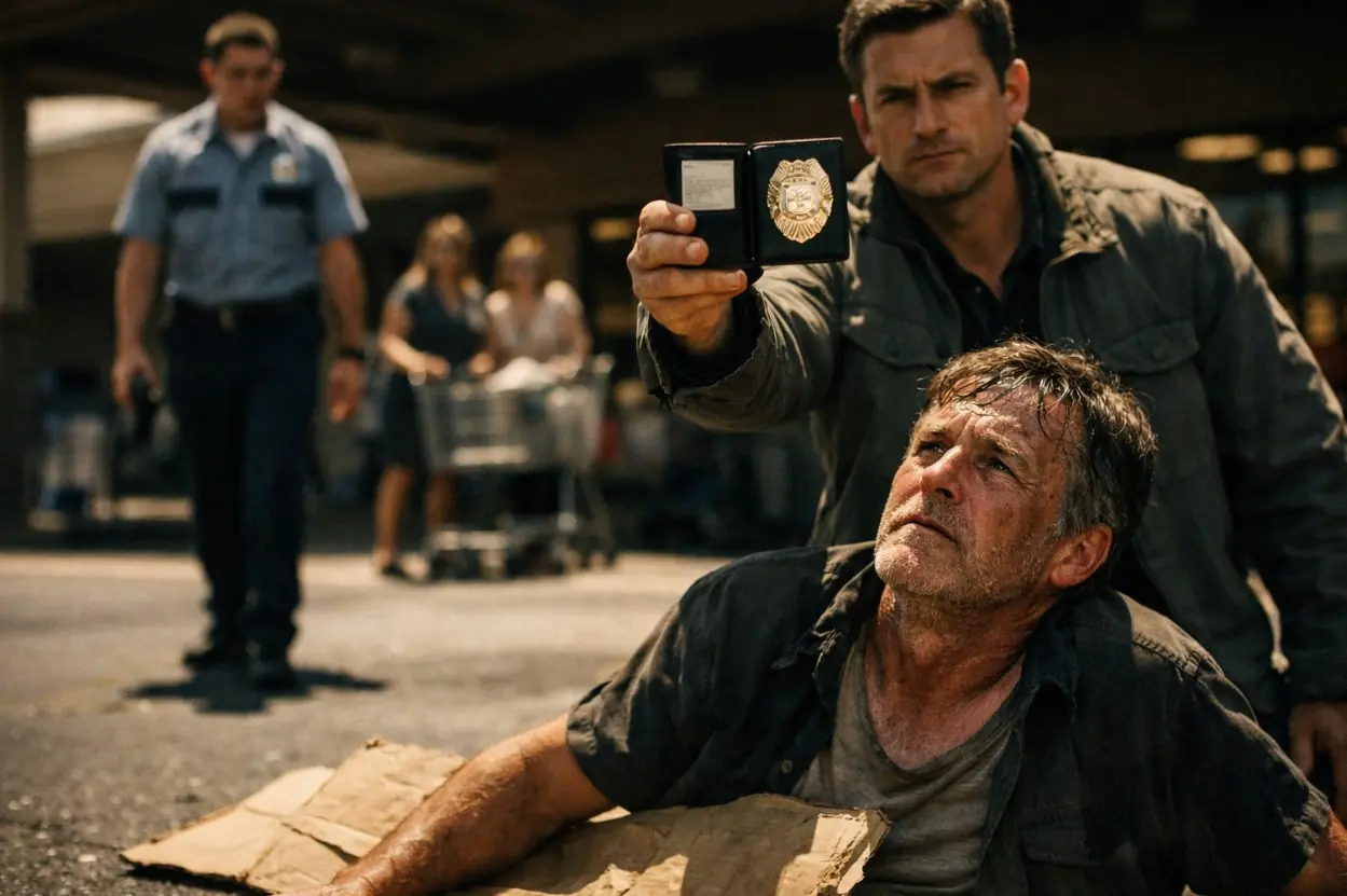 He Shoved a Homeless Vet — Didn’t See the Badge Right Behind Him