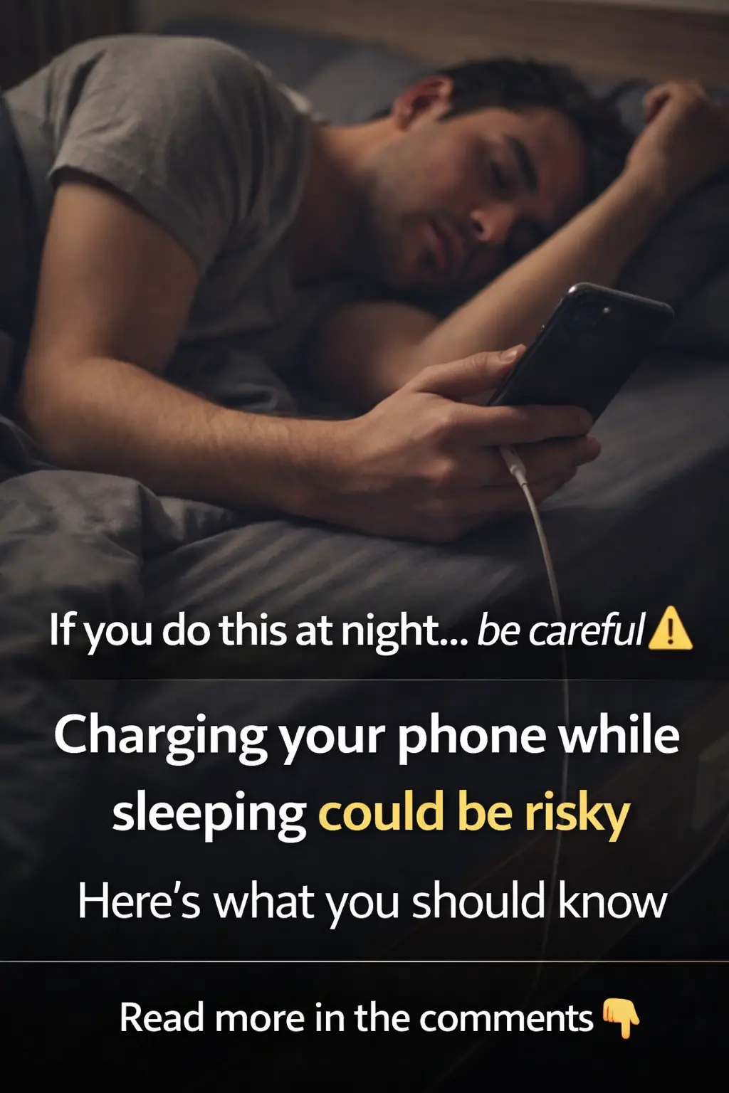 Apple issues major warning for people who charge their iPhones while they sleep