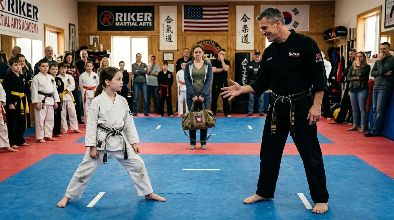 Black Belt Laughed At A Little Girl’s Technique — 5 Seconds Later, She Silenced The Whole Room