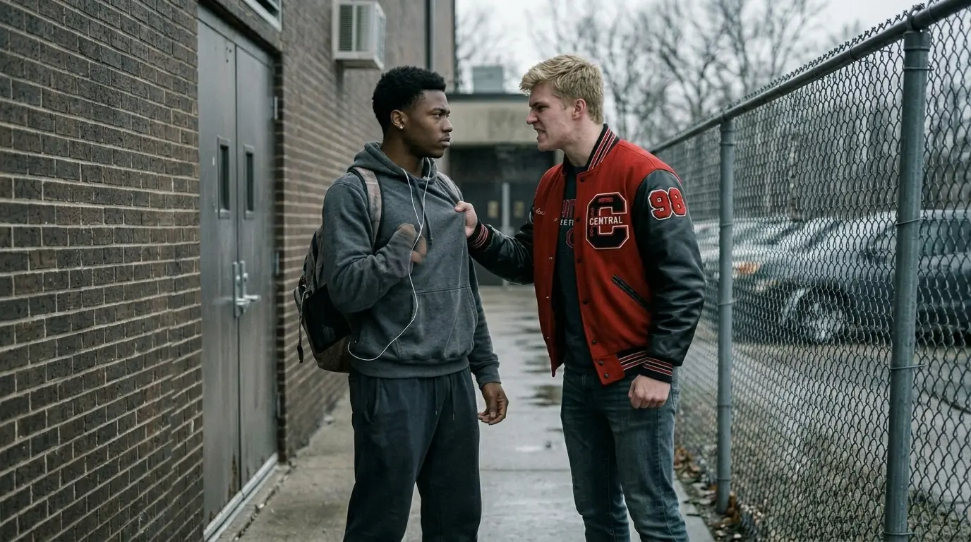 They pushed him until he reacted… but the video started too late