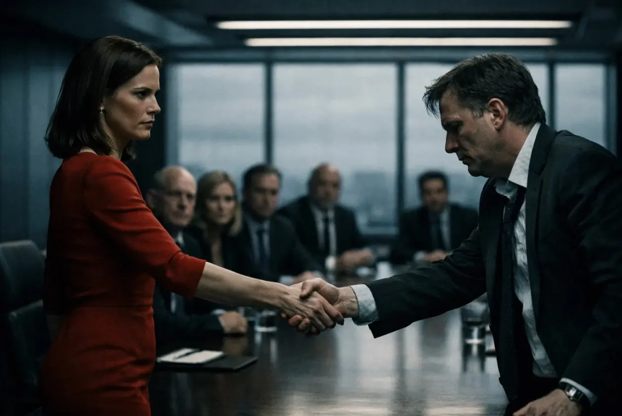 Karma Walked Into That Boardroom In a Red Dress