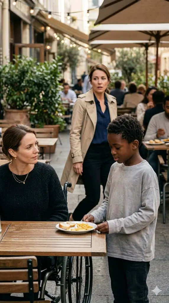 A Poor Boy Asked a Paralyzed Millionaire, “Can I Cure You in Exchange for That Leftover Food?” — She Smiled… And Then Everything Changed