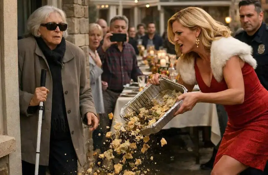 The “POOR” Blind Old Woman Was HUMILIATED by a Gold-Digging Neighbor on Thanksgiving — She Had NO IDEA Who Owned the Entire Community