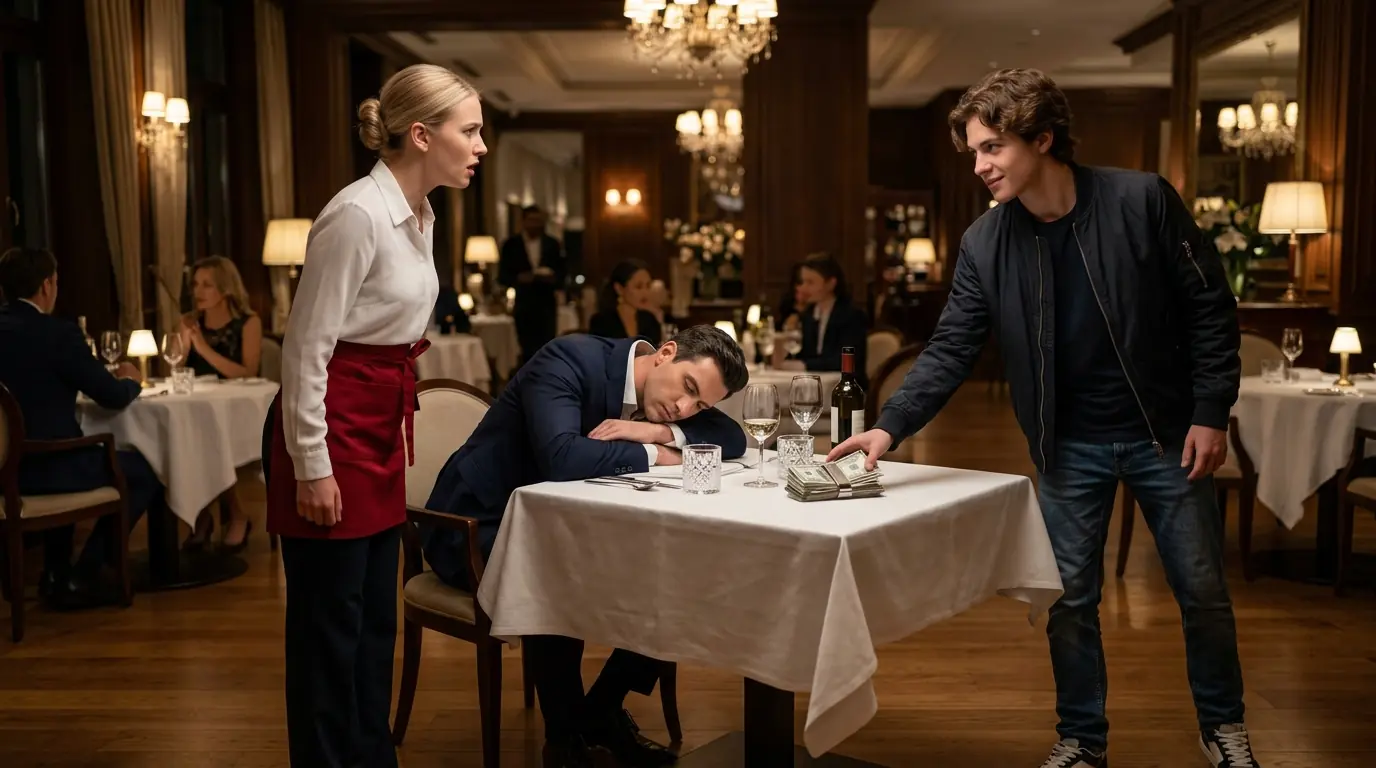 Billionaire Pretends To Sleep To Test New Waitress—What She Does Leaves Him Paralyzed
