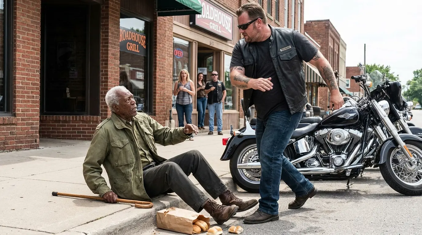 Biker Shoved an 84-Year-Old Veteran — 30 Minutes Later, They Regretted It