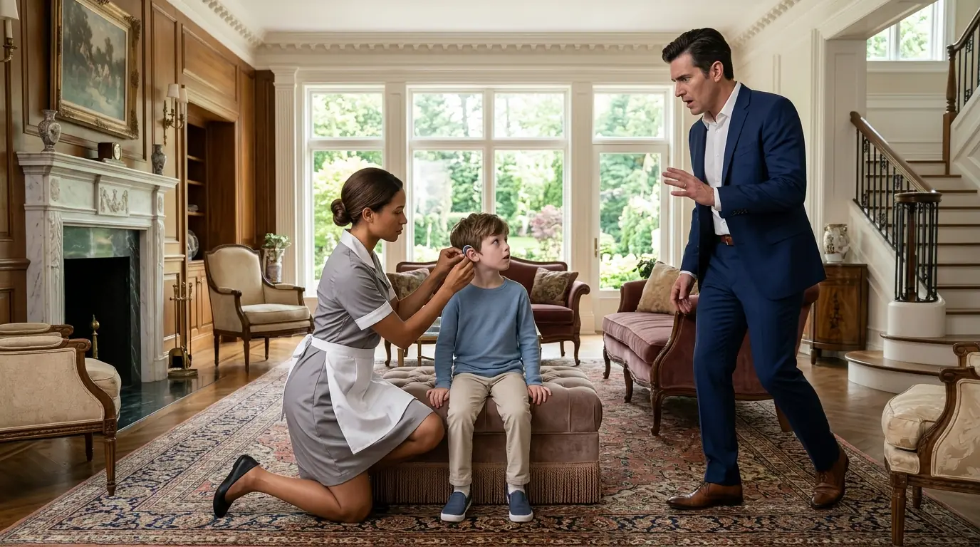 The Billionaire Only Son Was Born Deaf — Until One Day, He Saw Something Shocking From His New Maid