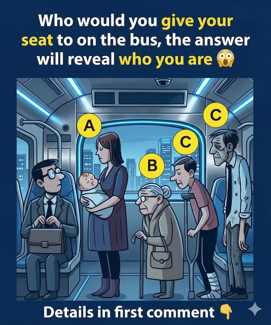 Who Would You Give Your Seat To? This Viral Bus Test Reveals Your True Personality