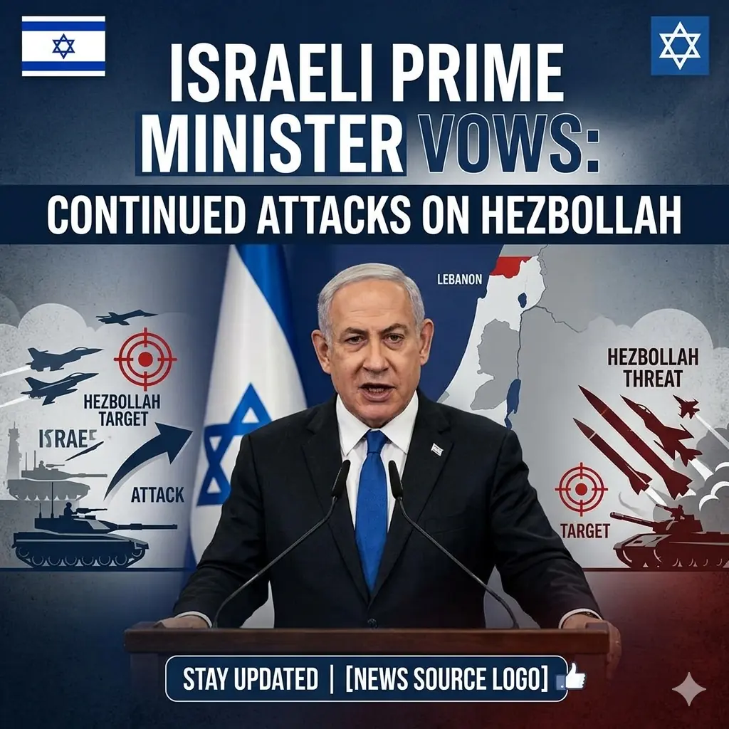 Israel Vows to Continue Strikes on Hezbollah Despite Ceasefire Tensions