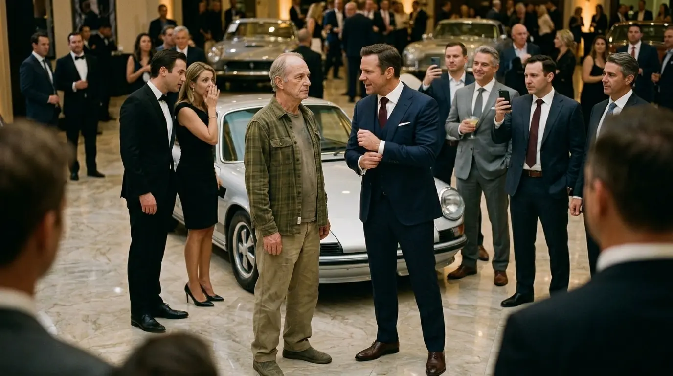 They laughed at the old man in flannel… until the auctioneer said his name