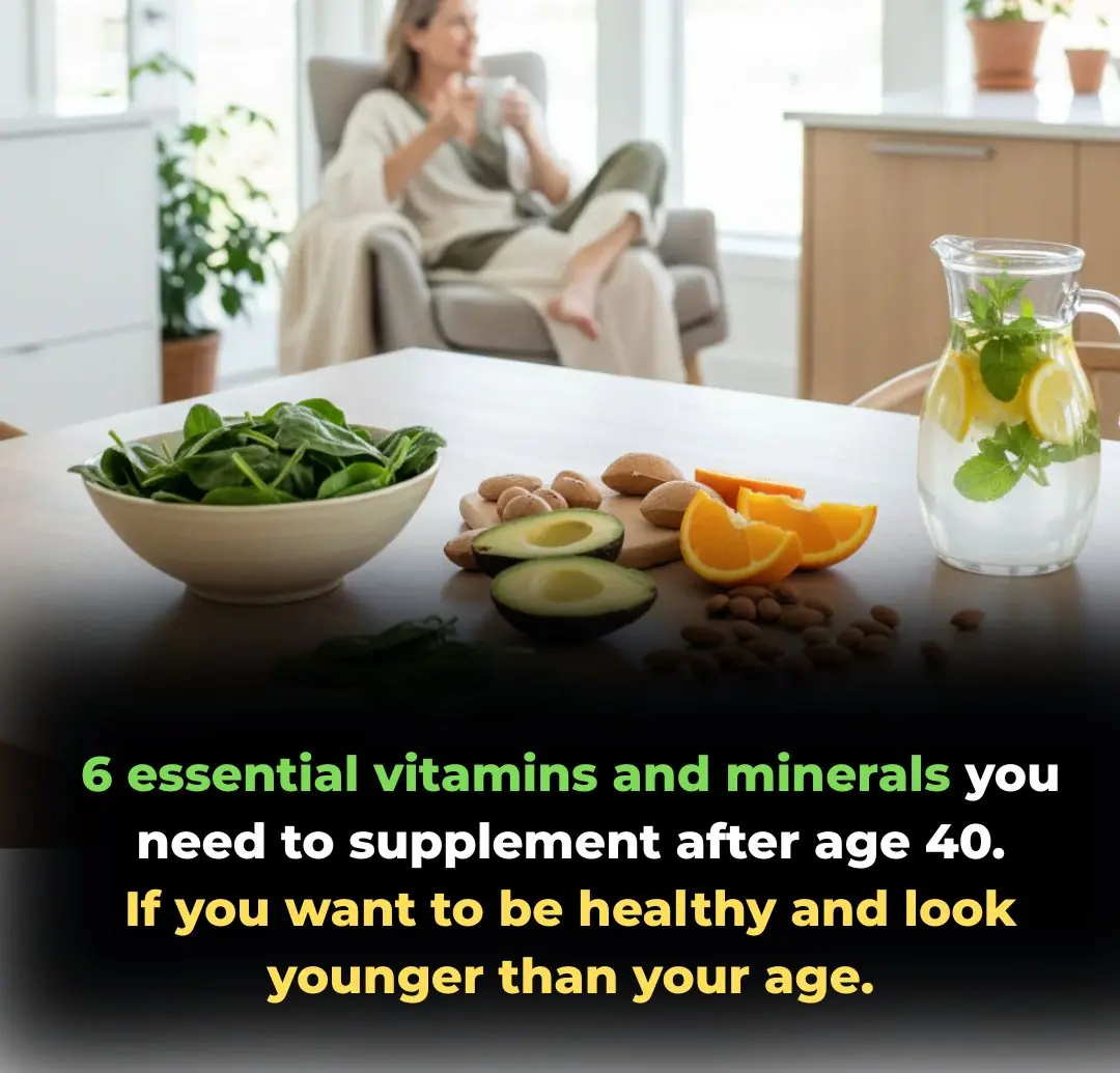 6 Essential Vitamins and Minerals You Need After Age 40 to Stay Healthy and Look Younger