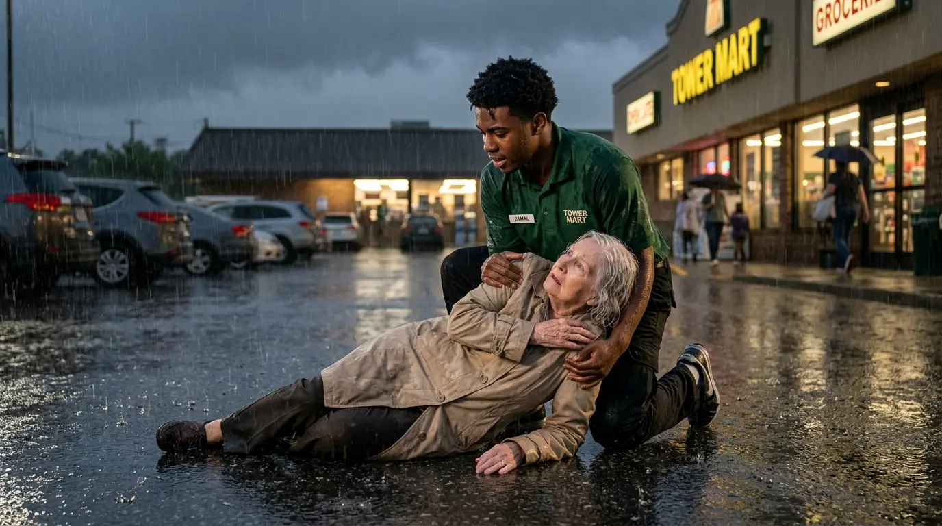 A Black Cashier Saved An Old Lady and Lost His Job — Then A Billionare Walked In