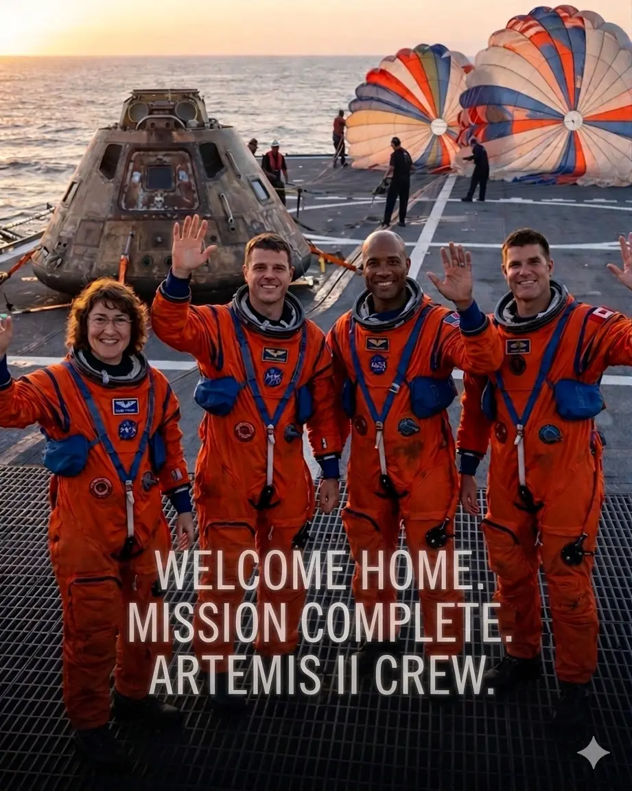 Welcome Home, Artemis II Crew: What Returning From the Moon Really Looks Like