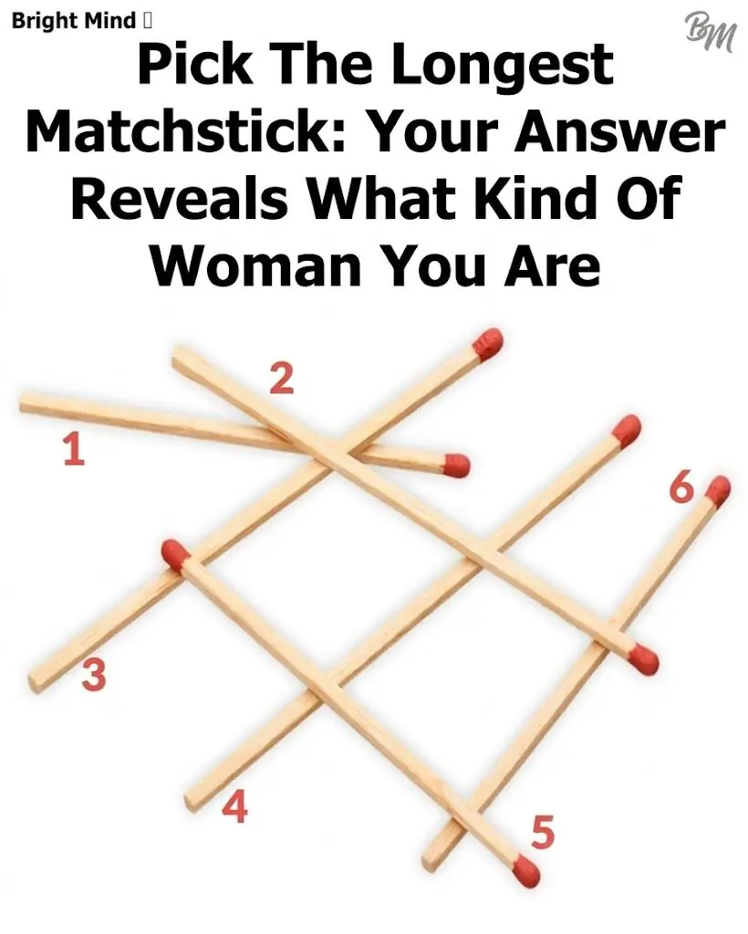 Pick the Longest Matchstick 🔥 Your Choice Reveals Your Personality 1