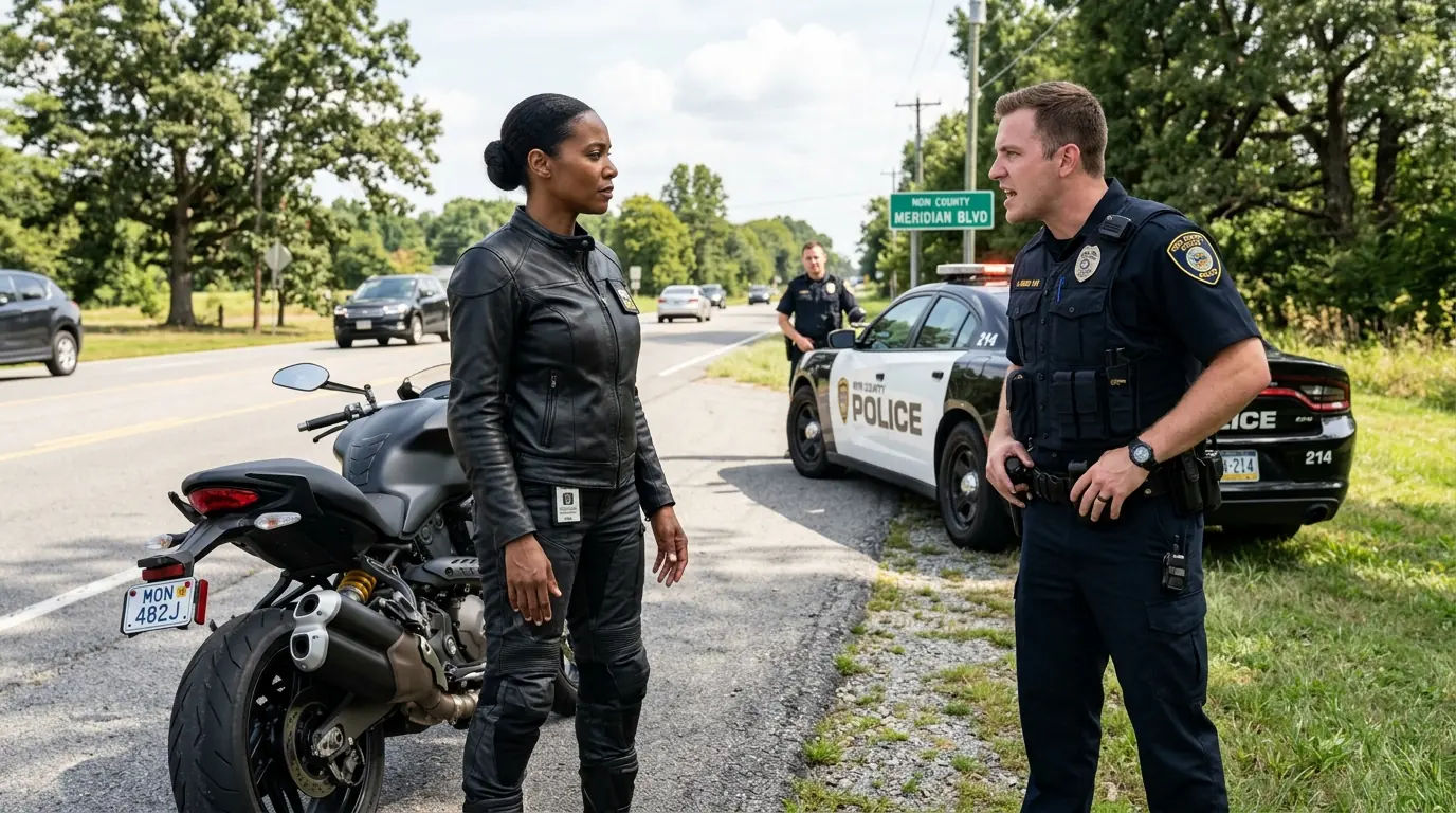 Cops Ar-rest Black Woman Riding A Superbike — Unaware She Is Off-Duty FBI Agent