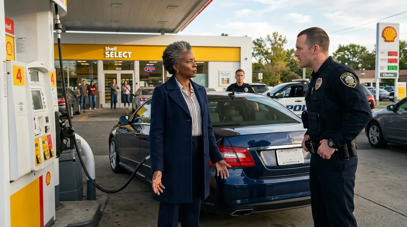 Cops Ar-rest Black Woman At Gas Station—Pentagon Responds In 5 Mins, She's The Wife Of 4-Star General