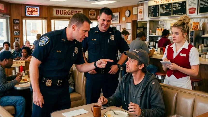 A Simple Waitress Defended a Billionaire CEO From Police — Next Day, His Power Shocked Her Diner